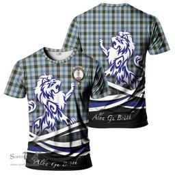 ScotsTee Shop Scottish Henderson Dress Clan Crest Tartan T Shirt Alba Gu Brath Regal Lion Emblem