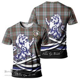 ScotsTee Shop Scottish MacBain Dress Clan Crest Tartan T Shirt Alba Gu Brath Regal Lion Emblem
