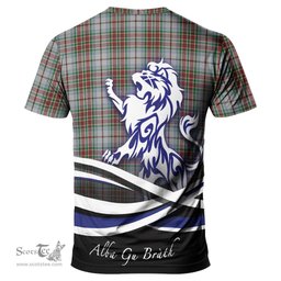 ScotsTee Shop Scottish MacBain Dress Clan Crest Tartan T Shirt Alba Gu Brath Regal Lion Emblem