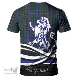 ScotsTee Shop Scottish Hope Clan Originaux Clan Crest Tartan T Shirt Alba Gu Brath Regal Lion Emblem