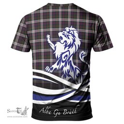 ScotsTee Shop Scottish MacDonald Dress Clan Crest Tartan T Shirt Alba Gu Brath Regal Lion Emblem