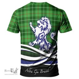 ScotsTee Shop Scottish Clephan Clan Crest Tartan T Shirt Alba Gu Brath Regal Lion Emblem