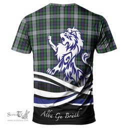 ScotsTee Shop Scottish MacKenzie Dress Clan Crest Tartan T Shirt Alba Gu Brath Regal Lion Emblem
