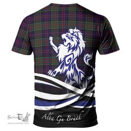 ScotsTee Shop Scottish MacDonald of Clan Ranald Clan Crest Tartan T Shirt Alba Gu Brath Regal Lion Emblem