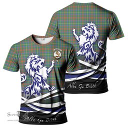 ScotsTee Shop Scottish MacIntosh Hunting Ancient Clan Crest Tartan T Shirt Alba Gu Brath Regal Lion Emblem