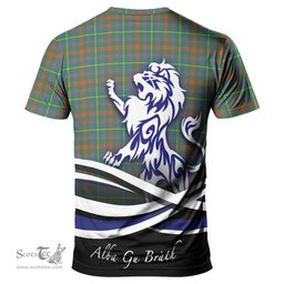 ScotsTee Shop Scottish MacIntosh Hunting Ancient Clan Crest Tartan T Shirt Alba Gu Brath Regal Lion Emblem