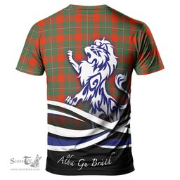 ScotsTee Shop Scottish MacGregor Ancient Clan Crest Tartan T Shirt Alba Gu Brath Regal Lion Emblem