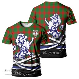 ScotsTee Shop Scottish Middleton Modern Clan Crest Tartan T Shirt Alba Gu Brath Regal Lion Emblem