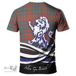 ScotsTee Shop Scottish Matheson Ancient Clan Crest Tartan T Shirt Alba Gu Brath Regal Lion Emblem