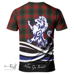 ScotsTee Shop Scottish Skene of Cromar Black Clan Crest Tartan T Shirt Alba Gu Brath Regal Lion Emblem