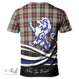 ScotsTee Shop Scottish MacLean Dress Clan Crest Tartan T Shirt Alba Gu Brath Regal Lion Emblem