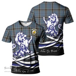 ScotsTee Shop Scottish MacTavish Dress Clan Crest Tartan T Shirt Alba Gu Brath Regal Lion Emblem