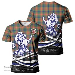 ScotsTee Shop Scottish Wilson Ancient Clan Crest Tartan T Shirt Alba Gu Brath Regal Lion Emblem