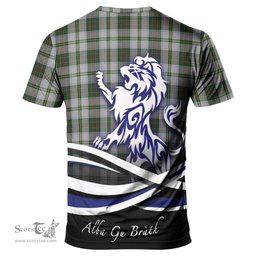 ScotsTee Shop Scottish Taylor Dress Clan Crest Tartan T Shirt Alba Gu Brath Regal Lion Emblem
