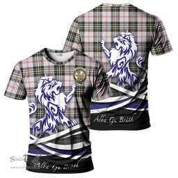 ScotsTee Shop Scottish MacPherson Dress Ancient Clan Crest Tartan T Shirt Alba Gu Brath Regal Lion Emblem