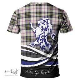 ScotsTee Shop Scottish MacPherson Dress Ancient Clan Crest Tartan T Shirt Alba Gu Brath Regal Lion Emblem