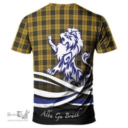 ScotsTee Shop Scottish MacLeod Clan Crest Tartan T Shirt Alba Gu Brath Regal Lion Emblem