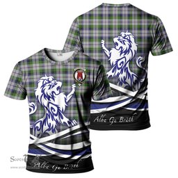 ScotsTee Shop Scottish MacNaughton Dress Clan Crest Tartan T Shirt Alba Gu Brath Regal Lion Emblem