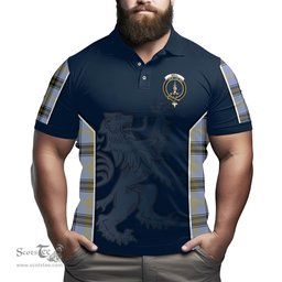 ScotsTee Shop Scottish Bell Clan Crest Scottish Lion Rampant Sport Style Tartan Polo Shirt