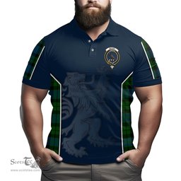 ScotsTee Shop Scottish MacKie Clan Crest Scottish Lion Rampant Sport Style Tartan Polo Shirt