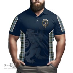 ScotsTee Shop Scottish Henderson Dress Clan Crest Scottish Lion Rampant Sport Style Tartan Polo Shirt