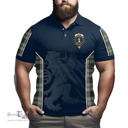 ScotsTee Shop Scottish Taylor Dress Clan Crest Scottish Lion Rampant Sport Style Tartan Polo Shirt