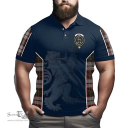 ScotsTee Shop Scottish Scott Dress Clan Crest Scottish Lion Rampant Sport Style Tartan Polo Shirt