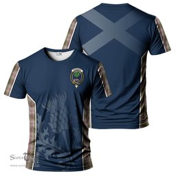ScotsTee Shop Scottish Anderson Dress Clan Crest Scottish Thistle Sport Style Tartan T Shirt