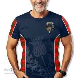 ScotsTee Shop Scottish Cameron Modern Clan Crest Scottish Thistle Sport Style Tartan T Shirt