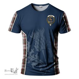 ScotsTee Shop Scottish Scott Dress Clan Crest Scottish Thistle Sport Style Tartan T Shirt