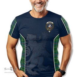 ScotsTee Shop Scottish Duncan Ancient Clan Crest Scottish Lion Rampant Sport Style Tartan T Shirt