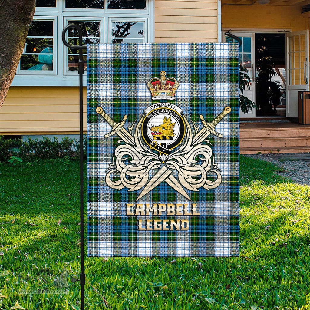 ScotsTee Shop Scottish Campbell Dress Clan Crest Tartan Flag The Golden Sword of Courageous Legacy Flag