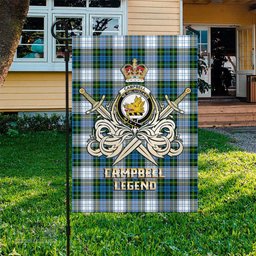 ScotsTee Shop Scottish Campbell Dress Clan Crest Tartan Flag The Golden Sword of Courageous Legacy Flag