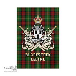 ScotsTee Shop Scottish Blackstock Hunting Clan Crest Tartan Flag The Golden Sword of Courageous Legacy Flag