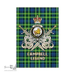 ScotsTee Shop Scottish Campbell of Breadalbane Ancient Clan Crest Tartan Flag The Golden Sword of Courageous Legacy Flag
