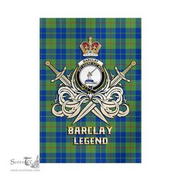 ScotsTee Shop Scottish Barclay Hunting Ancient Clan Crest Tartan Flag The Golden Sword of Courageous Legacy Flag