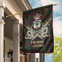 ScotsTee Shop Scottish Cairns Clan Crest Tartan Flag The Golden Sword of Courageous Legacy Flag