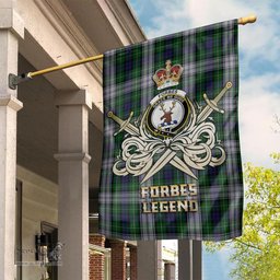 ScotsTee Shop Scottish Forbes Dress Clan Crest Tartan Flag The Golden Sword of Courageous Legacy Flag