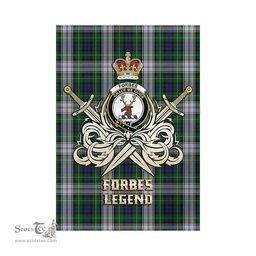 ScotsTee Shop Scottish Forbes Dress Clan Crest Tartan Flag The Golden Sword of Courageous Legacy Flag