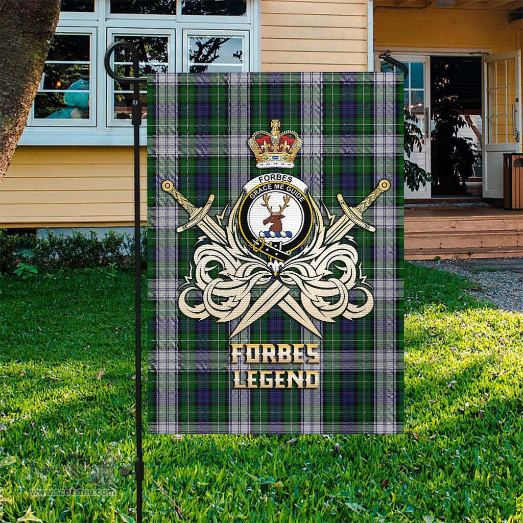 ScotsTee Shop Scottish Forbes Dress Clan Crest Tartan Flag The Golden Sword of Courageous Legacy Flag