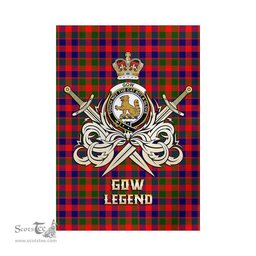 ScotsTee Shop Scottish Gow Modern Clan Crest Tartan Flag The Golden Sword of Courageous Legacy Flag