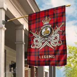 ScotsTee Shop Scottish MacGillivray Modern Clan Crest Tartan Flag The Golden Sword of Courageous Legacy Flag