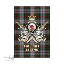 ScotsTee Shop Scottish MacDuff Dress Clan Crest Tartan Flag The Golden Sword of Courageous Legacy Flag