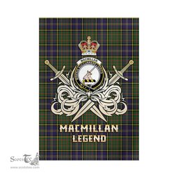 ScotsTee Shop Scottish MacMillan Hunting Modern Clan Crest Tartan Flag The Golden Sword of Courageous Legacy Flag