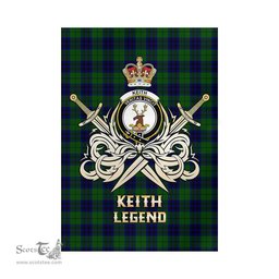 ScotsTee Shop Scottish Keith Modern Clan Crest Tartan Flag The Golden Sword of Courageous Legacy Flag