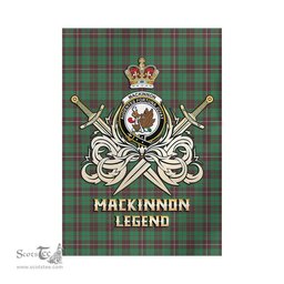 ScotsTee Shop Scottish MacKinnon Hunting Ancient Clan Crest Tartan Flag The Golden Sword of Courageous Legacy Flag