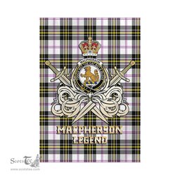 ScotsTee Shop Scottish MacPherson Dress Modern Clan Crest Tartan Flag The Golden Sword of Courageous Legacy Flag