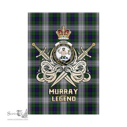 ScotsTee Shop Scottish Murray of Atholl Dress Clan Crest Tartan Flag The Golden Sword of Courageous Legacy Flag