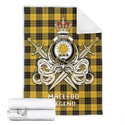 ScotsTee Shop Scottish MacLeod of Lewis Ancient Clan Crest Tartan Blanket The Golden Sword of Courageous Legacy Blanket