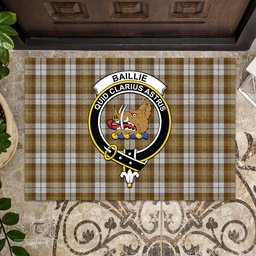 ScotsTee Shop Scottish Baillie Dress Clan Tartan Doormat Rubber Welcome Mat